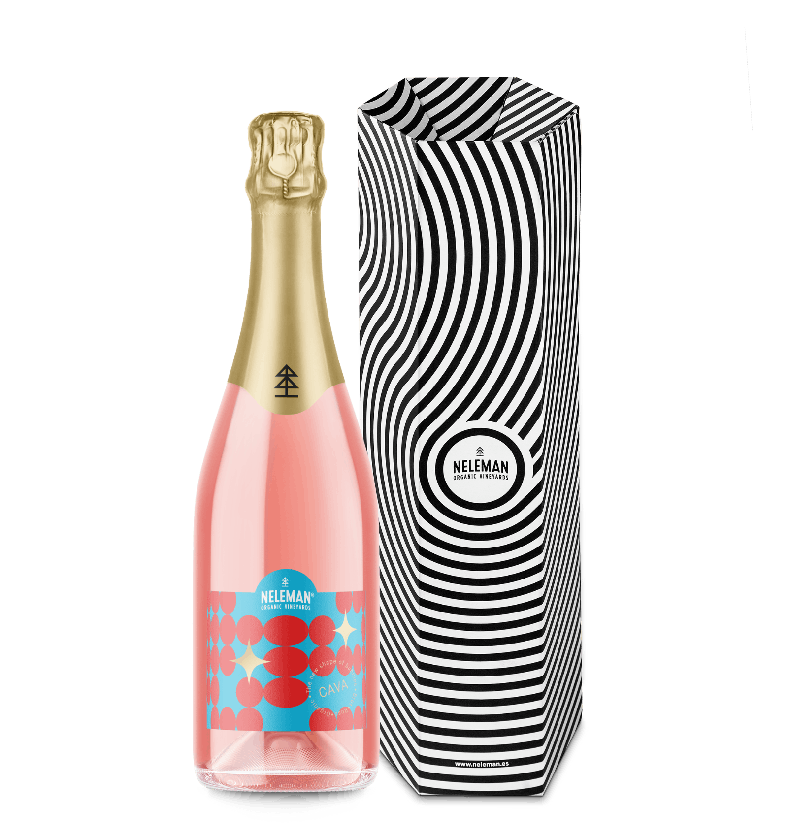 Cava Brut Garnacha Rosé Organic Cadeaupakket